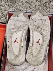 Air Jordan 4 Retro (GS) „2021 White Oreo“ DJ4699 100 Boys Size 6 Excellent Cond