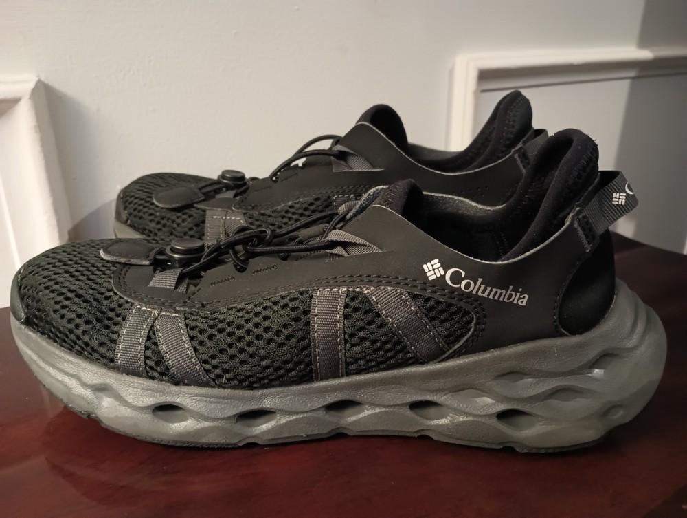Columbia Drainmaker XTR Youth Size 6 Black Bungee Lace Sneaker BY1156-010