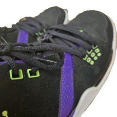 Air Jordan Flight 23 Sneakers Joker Jumpman Big Kids Sz 8.5Y Purple Neon NEW!