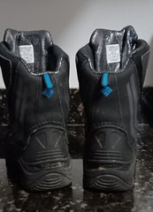 Columbia Boots Youth 5 Bugaboot Omni Heat Black Winter Waterproof Mid BY5955-010