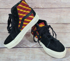 Vans Harry Potter Hogwarts Gryffindor Skateboard Sk8 Hi-Top Shoe Kids US 11