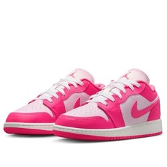 Nike Air Jordan 1 Low Valentines Day Pink White 553560-661 GS SIZE 6.0Y NEW