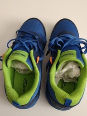 Saucony Kids Leather/Textile Athletic Shoes – Size 6.5 X‑Wide – NEW w BOX Blue