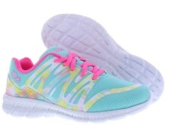 Fila Fantom 5 Blue/Pink Athletic Running Shoes- Little & Big Kids (3RM01527-428)