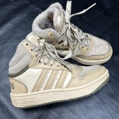 Adidas Hoops Mid 3.0 K Kids Size 12k – Beige Green BP