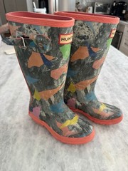 Hunter Kids Original Storm Camo Rain Boots Size US 1