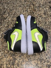 Nike Air Jordan 1 Low Alt SE TD “Black Cat/Panther” Sneakers Size 5C DX6668-701