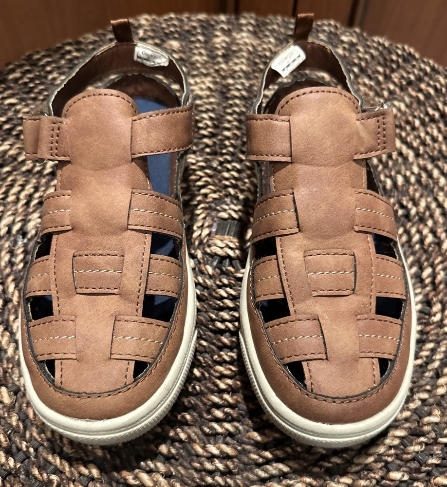 Oshkosh B’Gosh Unisex Child Anchor Sandals Size 1 Fisherman Sandals