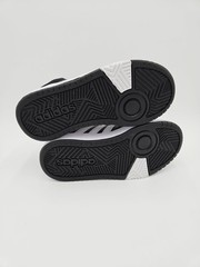 Adidas Hoops 3.0 Mid Core Black-Cloud White Kids‘ Shoes GW0402 #B23