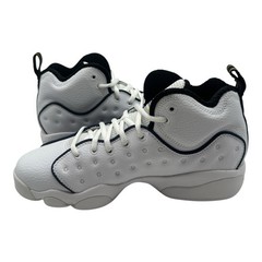 Nike Jordan Jumpman Team II BG Shoes Youth Size 4.5 Y Navy Blue White 820273-417