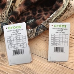 Crocs Classic Lined Zappos Print Lab Bandana Clog Select-a-Size