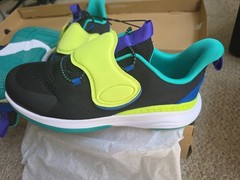 2 X All In Motion Kids‘ Performance Sneakers Hook and Loop Closure Sz 5