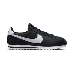 GRADE SCHOOL NIKE CORTEZ TEXTILE_BLACK/WHITE IH7654-002-SIZE 7