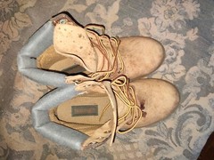 TIMBERLAND Classic 6″ Junior Waterproof Boots /Wheat Nubuck (12909M), Size 5.5