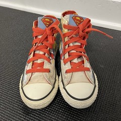 Superman Converse- Comic Con- Limited Edition DC Comics High-Top 12Y