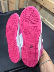 Nike Dunk Low PS Active Pink White Kids Shoes Size 13C US 12.5 UK 31 EUR FB9108-
