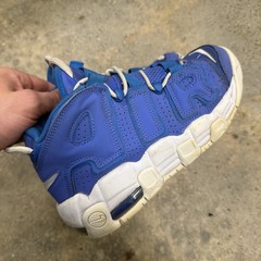Nike AIR More UpTempo (GS) Mid Top Blue White Battle Blue Boys Size 4Y