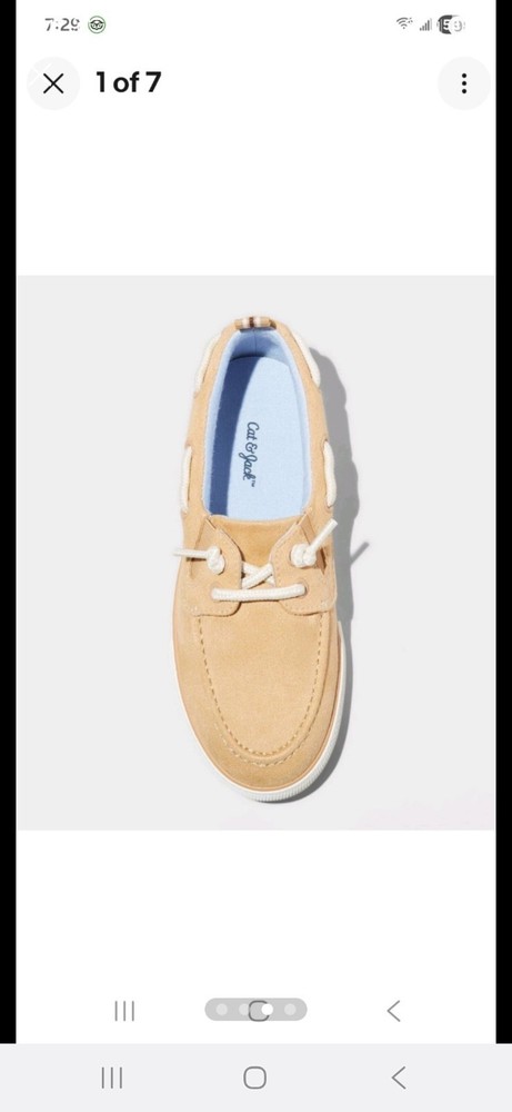 Cat and Jack Toddler Beige Sneakers Size 1