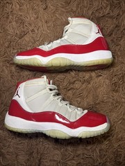 Jordan Air Jordan 11 Retro GS White/Red Mid Top Sneaker US 7Y