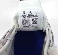 Air Jordan 14 Retro White Hyper Royal Blue White 312093-104 Toddler Size 9C