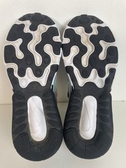 Nike Air Max 270 React Sneakers Size 4.5Y Gunsmoke Aurora Violet BQ0103-007