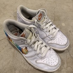 Nike Dunk Low GS ‚Rainbow Swoosh‘ GS 4.5Y White Multicolor Shoes FN4861-100
