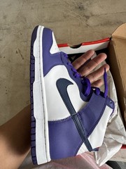 Nike Dunk Hi GS – DH9751 100 – White / Electro Purple – 6Y – NEW