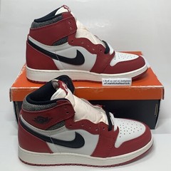 Jordan 1 High Chicago Lost And Found Grade School Size 5.5Y New FD1437-612 AJ1OG