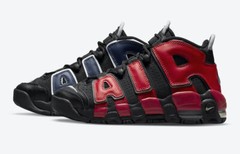 Nike Air More Uptempo ’96 GS Split Black Red Bred DM0017-001 5.5Y = 7 Women’s