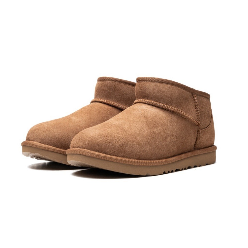 UGG Ultra Mini Big Kids Boots in Chestnut 1130750k-CHE