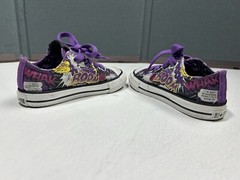Converse Kids Size 7 Batman DC Comics Villain SAMPLE PAIR Low Top Shoes Youth