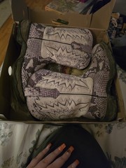 Snakeskin durango boots, perfect for any kid size seven point five