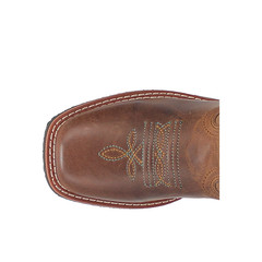 Dan Post Boots Starr TooledInlay Leopard Square Toe Pull On Cowboy Girls S