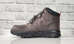 Nike Manoa Leather GS Boot Violet Ore Brown Pink BQ5372 200 Sz 7Y