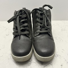 Eddie Bauer Gray Leather Side Zip Casual Boots Kid’s Size 3