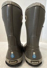 Bogs Kids Size 13 K Classic Matte Gray WP Insulated Boots 72328-050