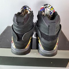 Air Jordan 8 Retro GS Playoff 2013 Size 4Y Black White Varsity Red 305368-061