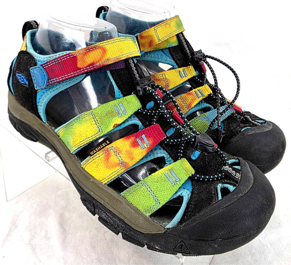 Keen Whisper Tie-Dye Bungee Adjustable Sport Fisherman Sandal Shoes Youth US 6