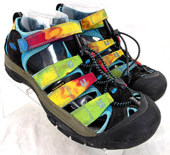 Keen Whisper Tie-Dye Bungee Adjustable Sport Fisherman Sandal Shoes Youth US 6