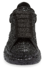 Alexander McQueen Designer Sneakers Kids Children Size 2 (33) $490 Black Crystal