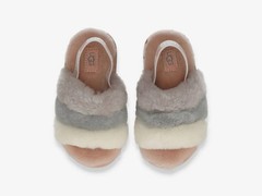 UGG Kids K FLUFF YEAH SLIDE Quilted Multicolor Size 3