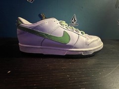 Vintage 2006 Green Bean Nike Dunk Low, Size 5.5y-7w.
