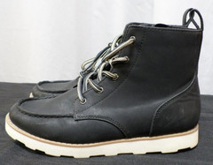 DESIGNER CAT & JACKET LACEUP SIDE ZIPPER HIGH TOP BLACK BOOTS YOUTH SIZE 4