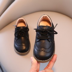 Children’s Leisure Beanstalk Student Sports Board Comfortable Leather Shoes
