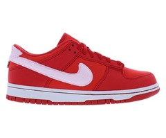 Nike Dunk Low GS Boys Shoes Size 7, Color: Fire Red/Pink Foam/Light Crimson