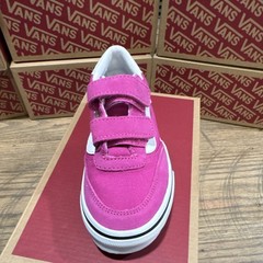 VANS Brooklyn Ls V Raspberry Rose Canvas Unisex Kids 1.0 Hook & Loop