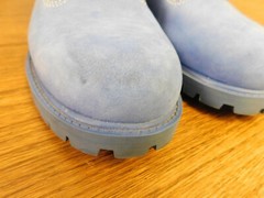 Timberland Premium x Spongebob Patrick Jelly Fish Blue Boots Kids Sz 3 Wm 5 CUTE