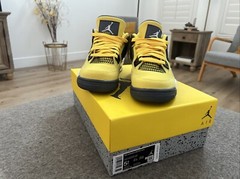 Air Jordan Big Kids 4 Retro GS Lightning Size 5.5Y