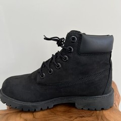 TIMBERLAND PREMIUM 6 IN WATERPROOF BOOT BLACK NUBUCK 5.5 M/M JUNIOR’S/JUNIORS