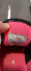 Heelys Pro 20 Skate Sneakers Black & Pink Roller Heel Size Yth 3